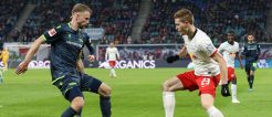 RB Leipzig gegen Union Berlin - Halstenberg im Duell mit Friedrich
