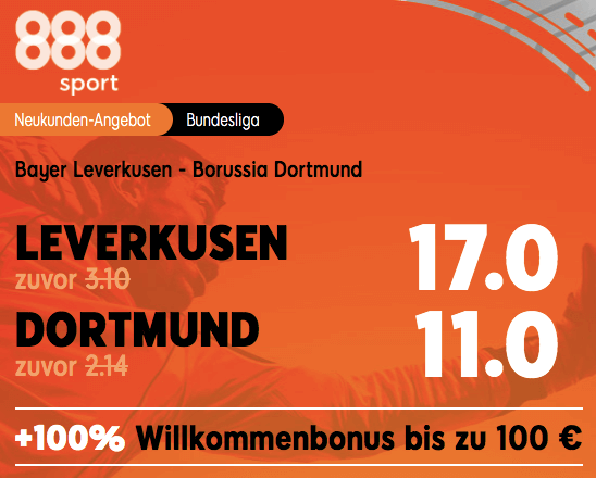 888sport Boost zu Leverkusen vs BVB