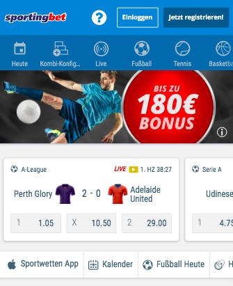 App View Sportingbet