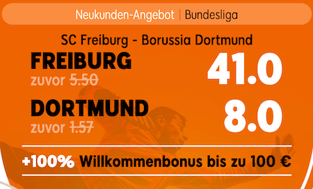 Freiburg vs BVB Boost 888sport