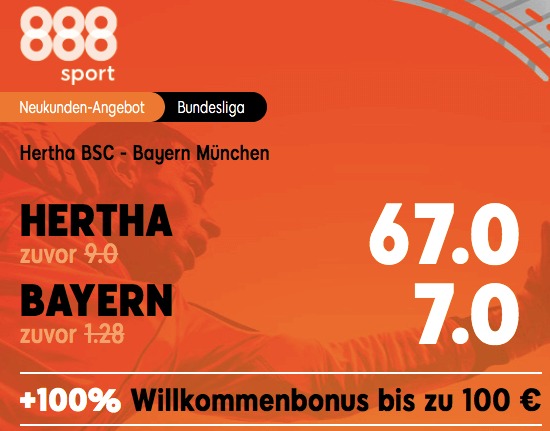 Hertha BSC Berlin vs Bayern München Boost