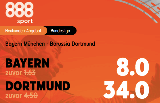 888sport Bayern vs BVB Boost