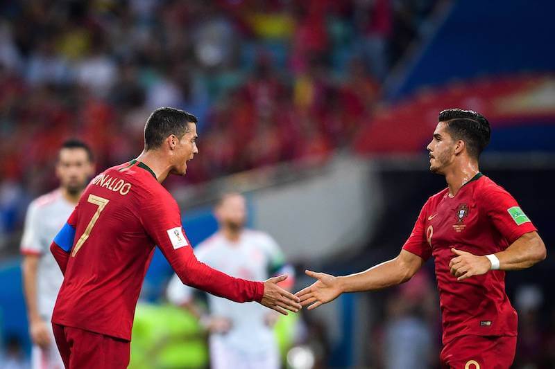 Cristiano Ronaldo und Andre Silva wollen mit Portugal gegen Serbien gewinnen