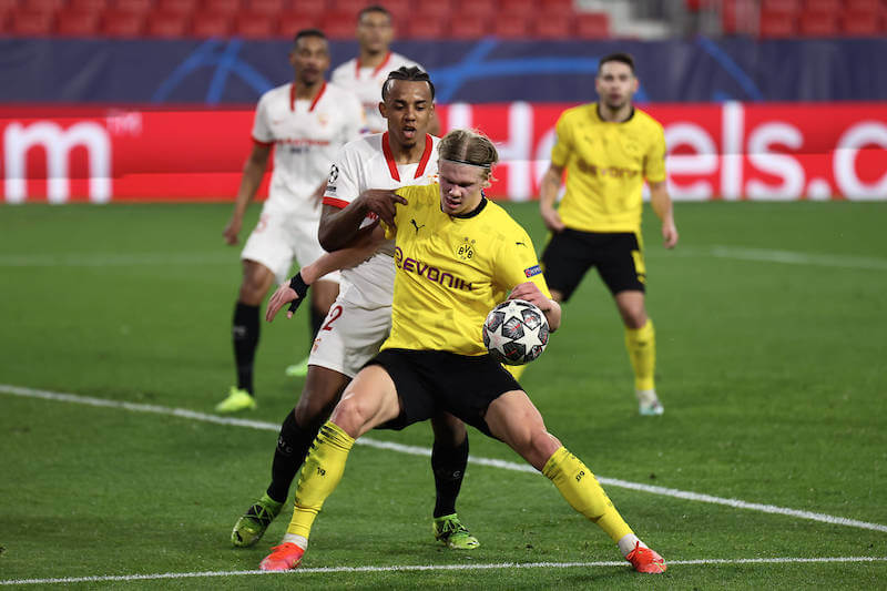 Borussia Dortmund und Haaland gehen mit einem 3:2 Vorsprung ins Rückspiel gegen Sevilla