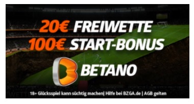 betano 20€ Freebet 