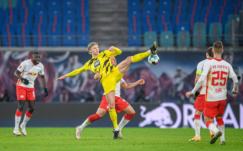 Der Einsatz von Haaland gegen RB Leipzig ist noch fraglich