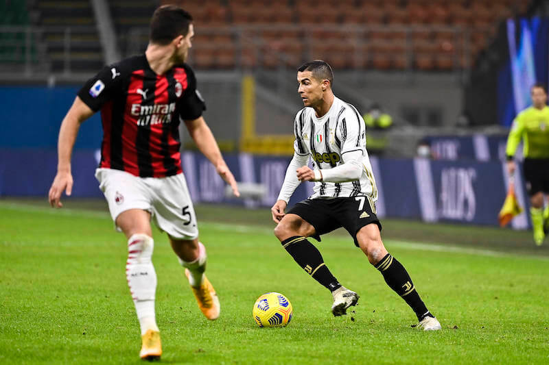 Cristiano Ronaldo trifft mit Juventus auf den AC Milan