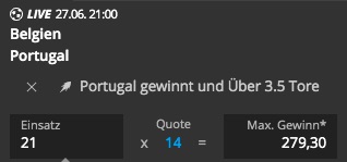 Belgien Portugal Boost Neobet