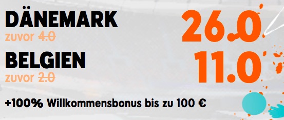 888sport Boost zu Dänemark Belgien