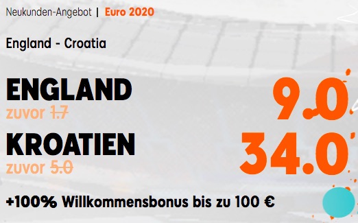 ENG vs KRO Boost bei 888sport