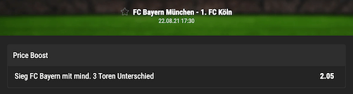 Die Bayern besiegen Köln mit drei Toren Unterschied