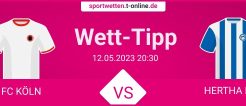 FC Köln Hertha BSC Tipp und Quoten