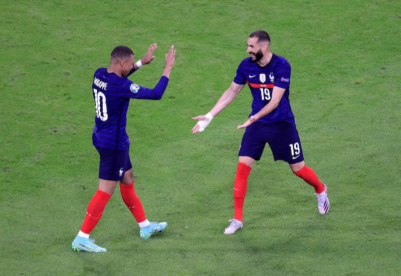 Hungrig auf Tore: Benzema und Mbappe