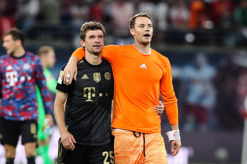 Die Bayern Routiniers Müller und Neuer wollen Barca die Stirn bieten