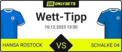 Hansa vs Schalke Tipps und Quoten