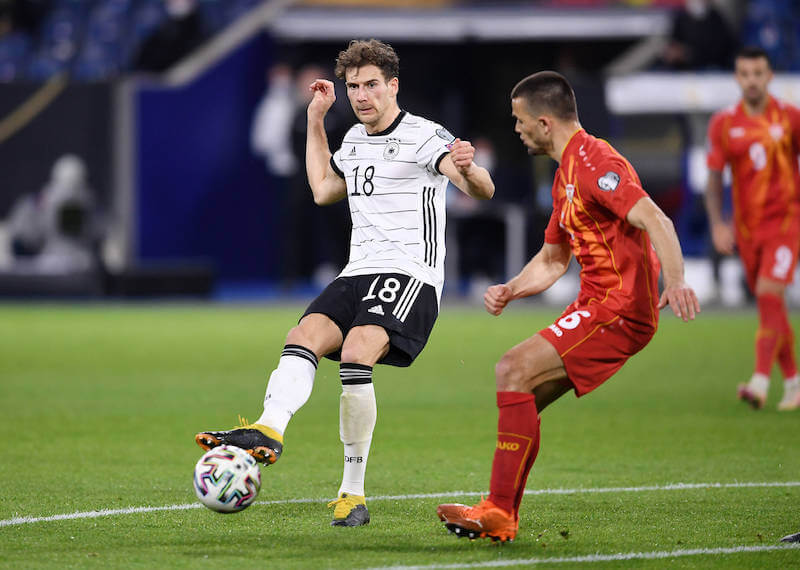 Goretzka am Ball für Deutschland