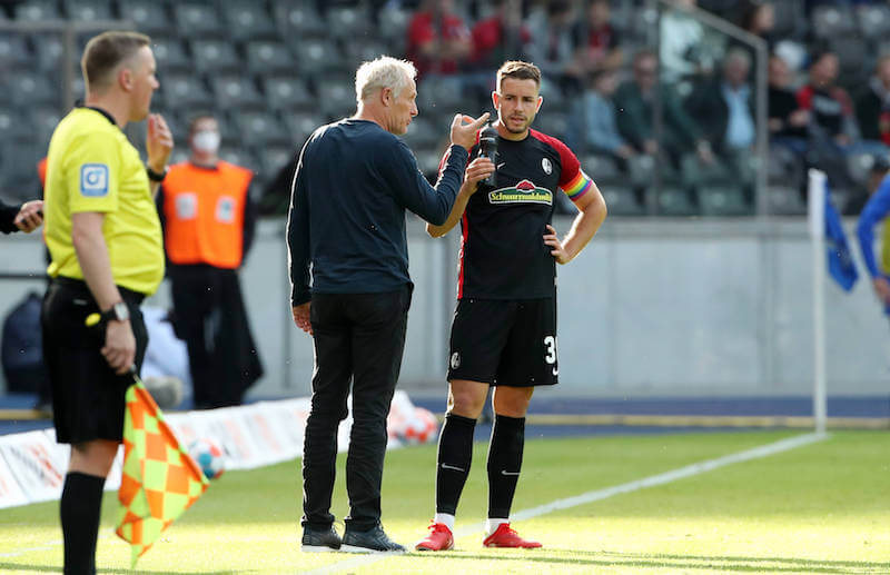 Streich und Günter im Gespräch