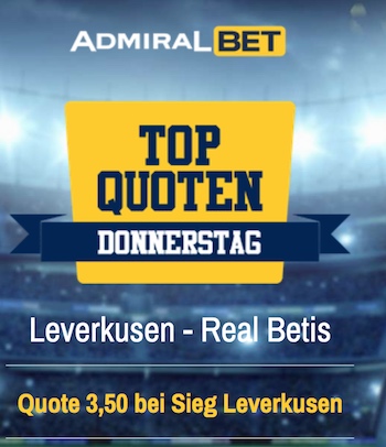 Admiralbet Top Quote Leverkusen Betis