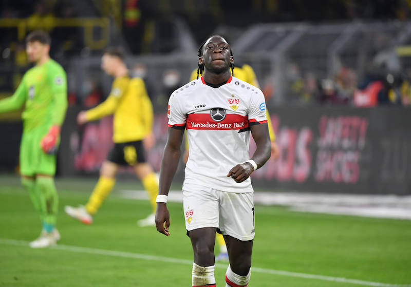 Tanguy Coulibaly steht mit dem VfB schon unter Zugzwang