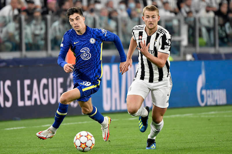 Havertz für Chelsea im CL-Einsatz gegen De Ligt