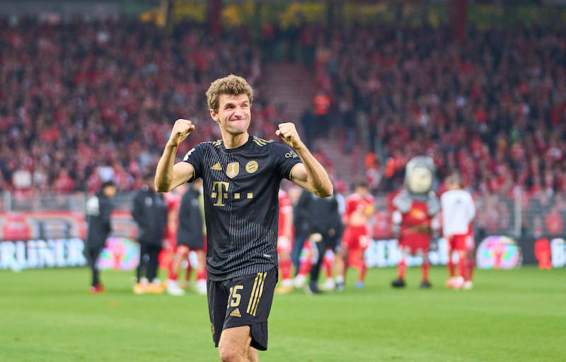 Müller Jubel nach einem weiteren Sieg