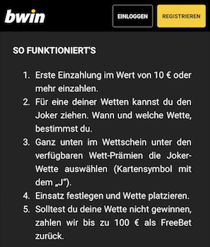 Bwin Joker Wette Bedingungen