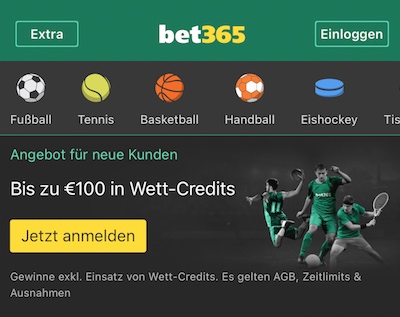 bet365 wett credits 2022