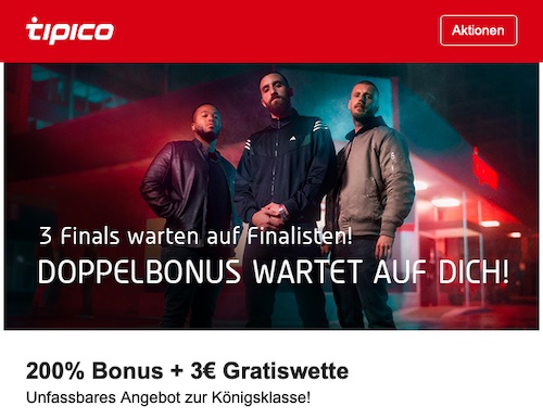 Tipico Doppelbonus im April