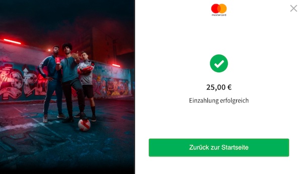 25€ bei Tipico Einzahlung