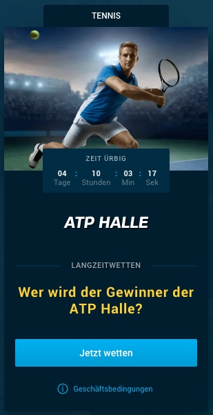ATP Halle Langzeitwette bei MyBet