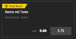 bwin Quoten Boost GER vs ITA