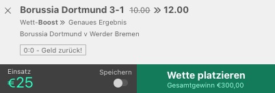Wett Boost bei bet365