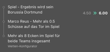 bet365 Quoten boost SCF BVB