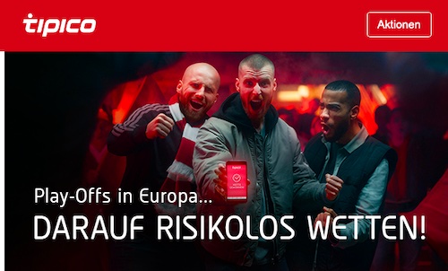 Wette ohne Risiko bei Tipico