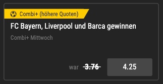 bwin price boost bayern barca liverpool
