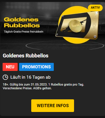 bwin Rubbellos Aktion 2023