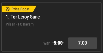 Sane Boost bei Bwin