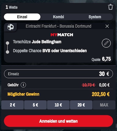 frankfurt-dortmund winamax wetten tipp