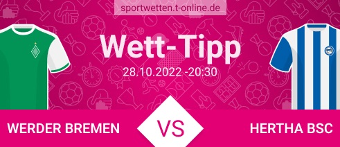 Werder Bremen vs Hertha Quoten und Tipp