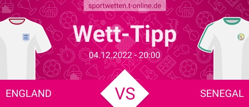 England Senegal Wett Tipp