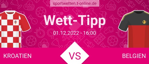 Kroatien vs Belgien Wett Tipp