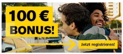 100% Bonus bis 100€ bei Interwetten