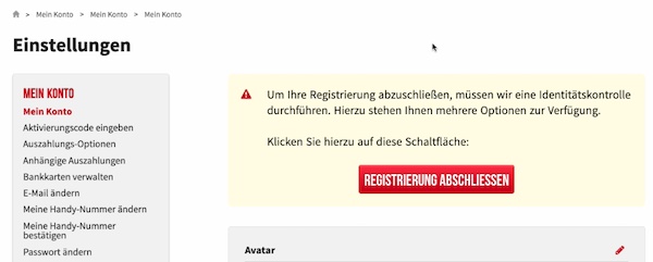 Winamax Verifizierung