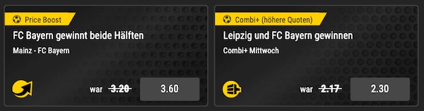 Bwin RBL Bayern Pokal Quoten