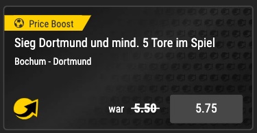 Bwin Price Boost BVB