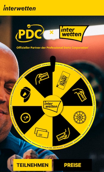 IW PDC Darts Gewinnspiel