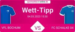 vfl bochum schalke 04 wett tipp vorschau quoten prognose