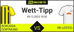 borussia dortmund rb leipzig wett tipp