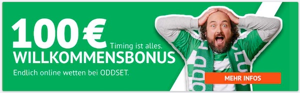 Oddset Bonus bis 100€