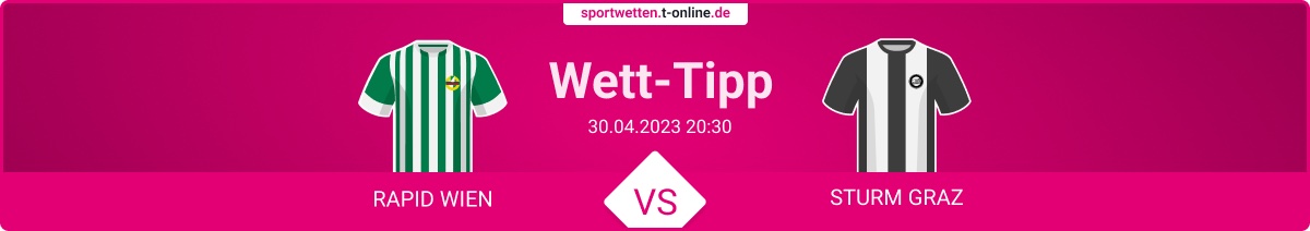 Tipp und Quoten zu Rapid vs Sturm Graz